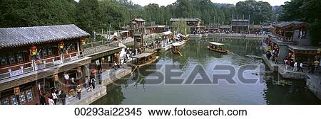 Stock Photography - Yi He Yuan (Summer Palace), Mini Suzhou, Beijing, China. Fotosearch