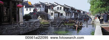 Zhou Zhang, an old town in the suburb of Shanghai View Large Photo Image Stock Photography - Zhou Zhang, an old town in the suburb of Shanghai. Fotosearch