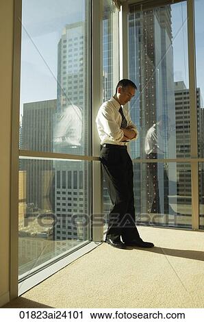 businessman contemplating View Large Photo Image Stock Image - businessman contemplating. Fotosearch