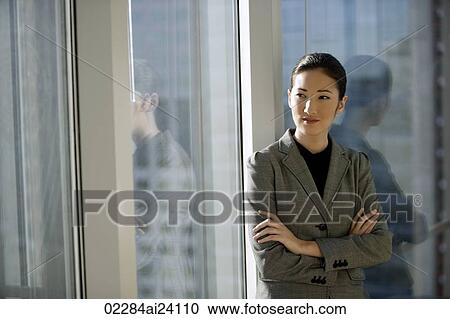 businesswoman with arms folded View Large Photo Image Stock Image - businesswoman with arms folded. Fotosearch