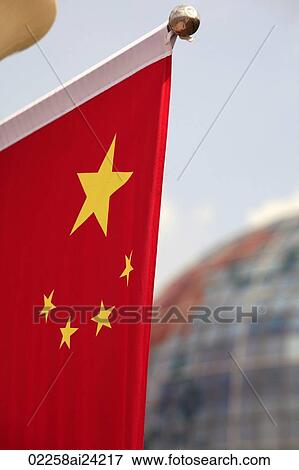 China country flag and the Shanghai International Convention Centre, Shanghai, China View Large Photo Image Stock Photo - China country flag and the Shanghai International Convention Centre, Shanghai, China. Fotosearch