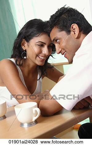 Stock Photo - couple having coffee. Fotosearch