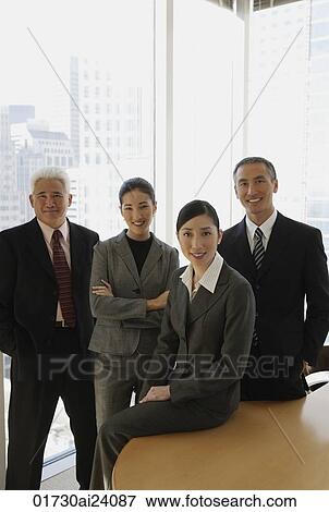 four business people View Large Photo Image Stock Photo - four business people. Fotosearch