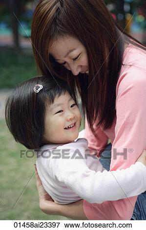 Mother with young daughter View Large Photo Image Stock Photo - Mother with young daughter. Fotosearch