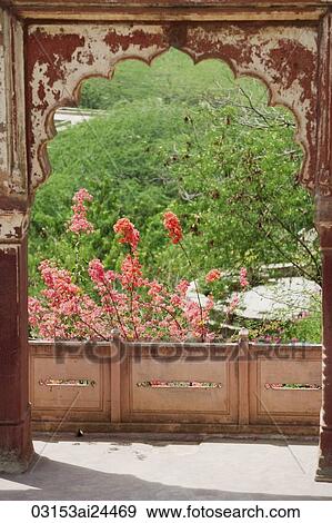 Stock Photo - balcony, traditional Indian building. Fotosearch