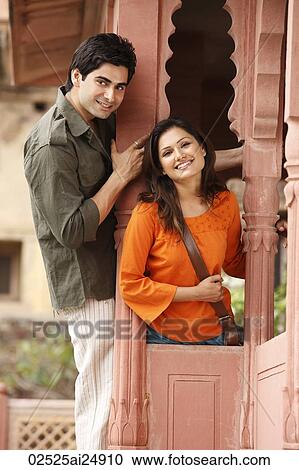 Stock Image - couple posing. Fotosearch