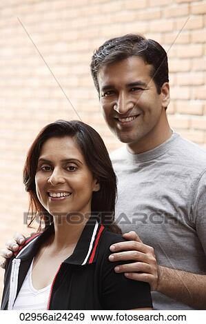 Stock Photo - couple smiling. Fotosearch