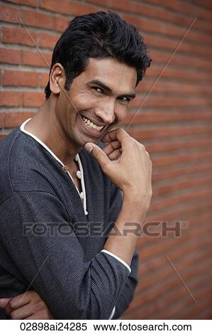 Stock Photography - man smiling. Fotosearch