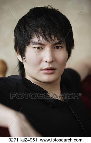 Stock Image - portrait of young man. Fotosearch