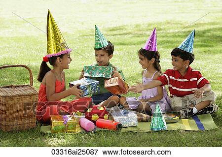 Stock Photo - birthday party. Fotosearch