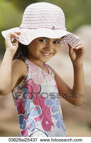 girl with big pink hat View Large Photo Image Stock Photo - girl with big pink hat. Fotosearch