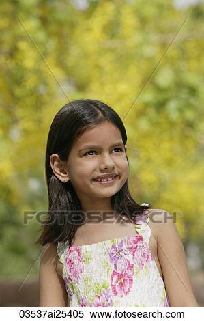 Stock Photography - little girl in park. Fotosearch