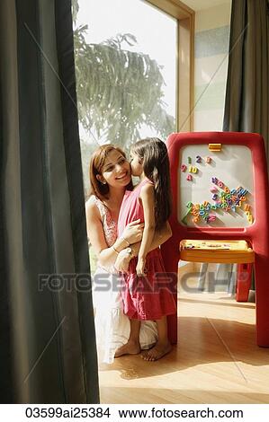 mother and daughter at easel View Large Photo Image Picture - mother and daughter at easel. Fotosearch