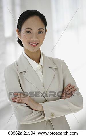 Picture - Portrait of businesswoman. Fotosearch
