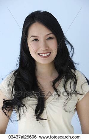 Portrait of young woman View Large Photo Image Stock Photograph - Portrait of young woman. Fotosearch