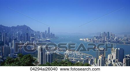 Cityscape from Braemer Hill, Hong Kong View Large Photo Image Stock Image - Cityscape from Braemer Hill, Hong Kong. Fotosearch