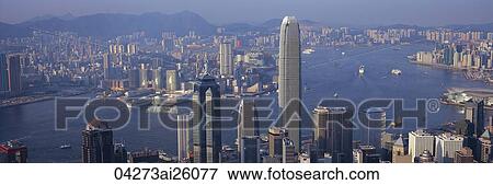 Cityscape, Hong KOng View Large Photo Image Stock Photo - Cityscape, Hong KOng. Fotosearch