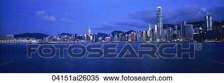 Hong Kong skyline from West Kowloon, Hong Kong View Large Photo Image Stock Photography - Hong Kong skyline from West Kowloon, Hong Kong. Fotosearch