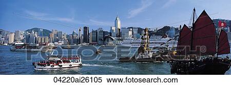 Maritime traffic in Victoria Harbour, Hong Kong View Large Photo Image Stock Photography - Maritime traffic in Victoria Harbour, Hong Kong. Fotosearch