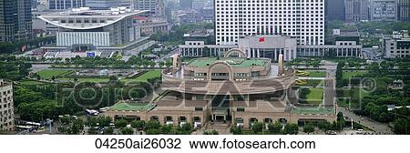 Shanghai Museum at People's Square, China View Large Photo Image Stock Image - Shanghai Museum at People's Square, China. Fotosearch