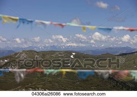 View of Meili snow mountain from top of Shika snow mountain, Blue Moon Valley, Shangri-la, China View Large Photo Image Stock Photograph - View of Meili snow mountain from top of Shika snow mountain, Blue Moon Valley, Shangri-la, China. Fotosearch