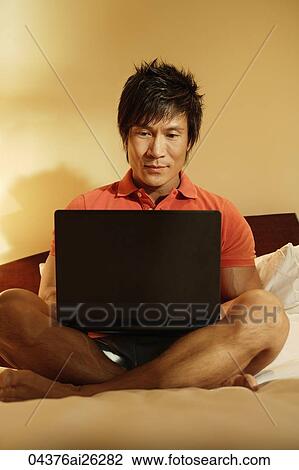 man working on laptop View Large Photo Image Stock Image - man working on laptop. Fotosearch