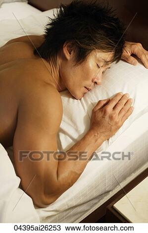 Sleeping man View Large Photo Image Stock Image - Sleeping man. Fotosearch