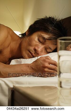 Sleeping man View Large Photo Image Stock Image - Sleeping man. Fotosearch