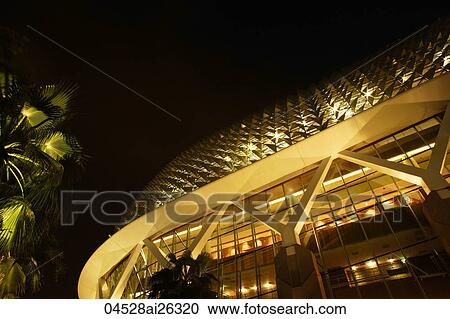Night view of Esplanade Theater, Singapore View Large Photo Image Stock Image - Night view of Esplanade Theater, Singapore. Fotosearch