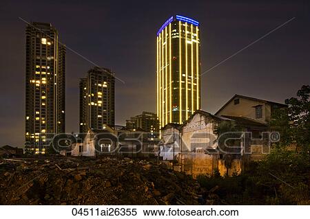 Stock Photography - Shanghai skyline, China. Fotosearch