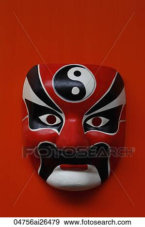 Traditional Chinese Opera mask View Large Photo Image Stock Photo - Traditional Chinese Opera mask. Fotosearch