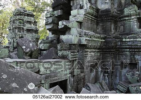 Ruins of Angkor Wat View Large Photo Image Stock Image - Ruins of Angkor Wat. Fotosearch