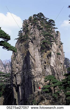 Stock Photo - China, Anhui Province, Huangshan, Beihai Scenic Area, Chinese Scenery. Fotosearch