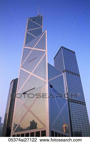 China, Hong Kong, Central, Bank of China, Architect I. M. Pei View Large Photo Image Stock Image - China, Hong Kong, Central, Bank of China, Architect I. M. Pei. Fotosearch