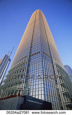 Stock Image - China, Hong Kong, Central, IFC, International Finance Centre Building. Fotosearch