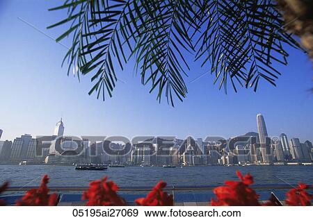 China, Hong Kong, City Skyline View Large Photo Image Stock Photo - China, Hong Kong, City Skyline. Fotosearch