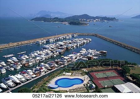 China, Hong Kong, Lantau, Discovery Bay, Discovery Bay Marina Club View Large Photo Image Stock Photograph - China, Hong Kong, Lantau, Discovery Bay, Discovery Bay Marina Club. Fotosearch