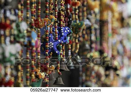 Indian decorations with beads and bells View Large Photo Image Stock Photo - Indian decorations with beads and bells. Fotosearch