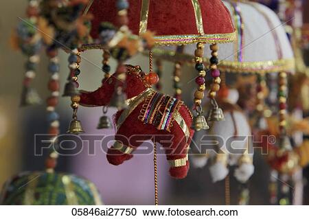 Indian decorations with elephants and bells View Large Photo Image Stock Image - Indian decorations with elephants and bells. Fotosearch