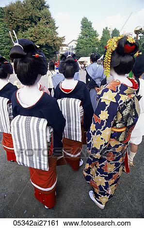 Japan, Tokyo, Geishas at Jidai Matsuri Festival held Annually in November at Sensoji Temple Asakusa View Large Photo Image Stock Image - Japan, Tokyo, Geishas at Jidai Matsuri Festival held Annually in November at Sensoji Temple Asakusa. Fotosearch