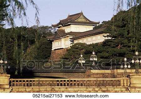 Japan, Tokyo, Imperial Palace View Large Photo Image Stock Image - Japan, Tokyo, Imperial Palace. Fotosearch