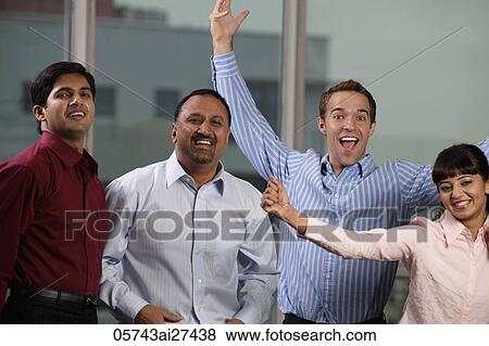 mixed raced group fooling around and laughing together View Large Photo Image Stock Photo - mixed raced group fooling around and laughing together. Fotosearch