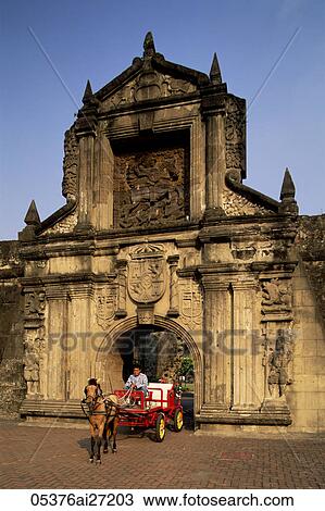 Philippines, Manila, Entrance to Fort Santiago in the Intramuros Historical District View Large Photo Image Stock Image - Philippines, Manila, Entrance to Fort Santiago in the Intramuros Historical District. Fotosearch