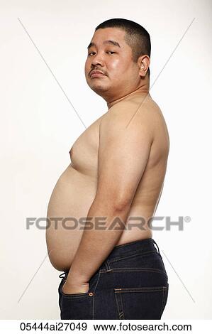 Portrait of shirtless Chinese man with big belly. View Large Photo Image Stock Photo - Portrait of shirtless Chinese man with big belly.. Fotosearch
