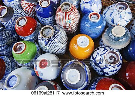 An assortment of different rice bowls View Large Photo Image Stock Photo - An assortment of different rice bowls. Fotosearch