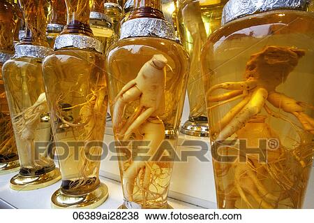 Bottled Ginsing, Namdaemun Market, Seoul, Korea View Large Photo Image Stock Photo - Bottled Ginsing, Namdaemun Market, Seoul, Korea. Fotosearch