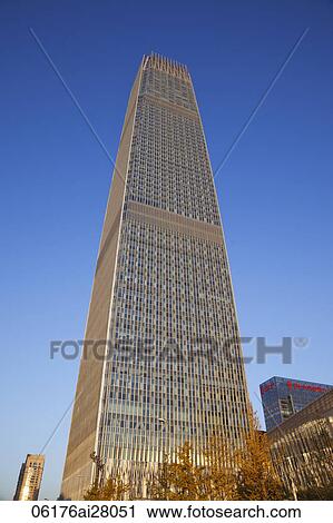 Chaoyang District, World Trade Centre Building. Beijing, China View Large Photo Image Stock Image - Chaoyang District, World Trade Centre Building. Beijing, China. Fotosearch