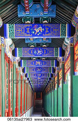 China, Beijing, The Summer Palace, Buddhist Fragrance Pavilion, Stairway Gallery View Large Photo Image Stock Image - China, Beijing, The Summer Palace, Buddhist Fragrance Pavilion, Stairway Gallery. Fotosearch