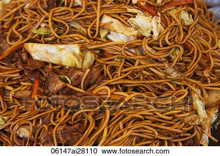 Detail shot of Japanese noodles. View Large Photo Image Stock Image - Detail shot of Japanese noodles.. Fotosearch