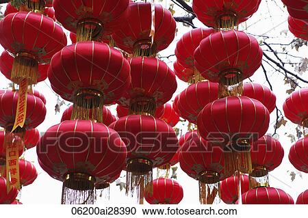 Hanging red lanterns in YuYuan Gardens, Shanghai, China View Large Photo Image Stock Image - Hanging red lanterns in YuYuan Gardens, Shanghai, China. Fotosearch
